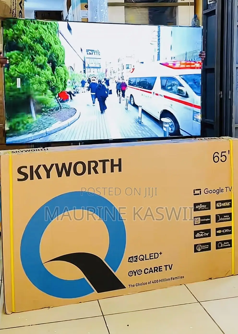 Skyworth 65” Inch Qled TV With Find My Remote