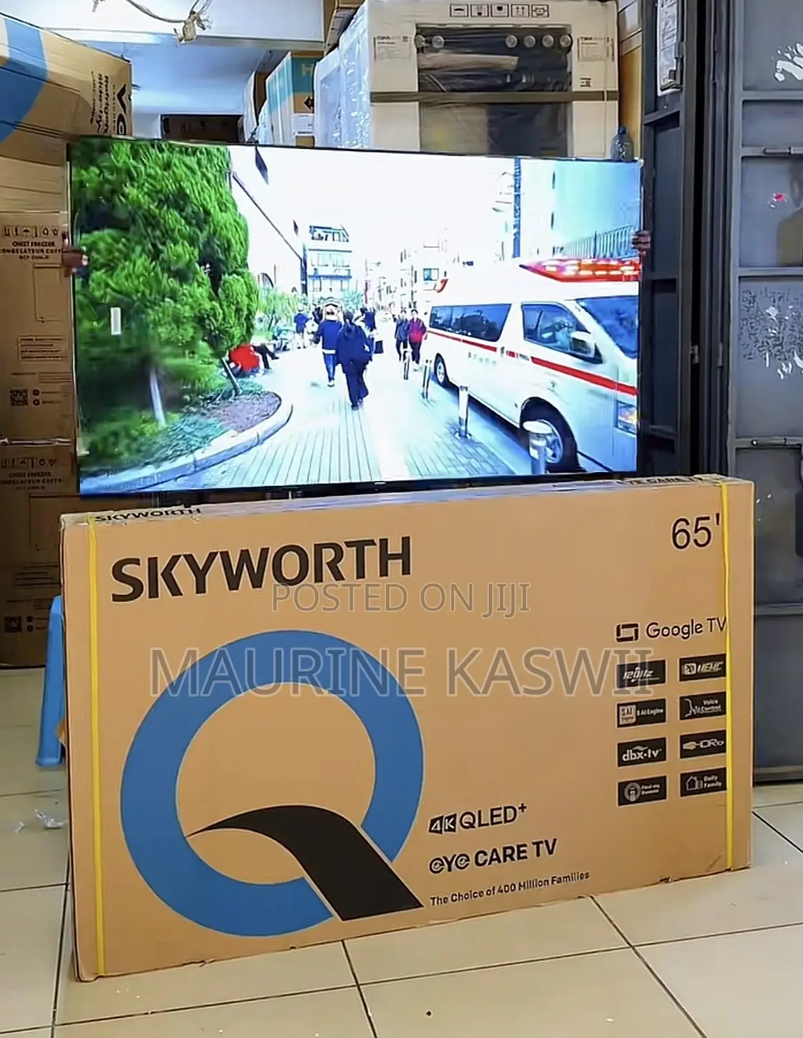 Skyworth 65” Inch Qled TV With Find My Remote