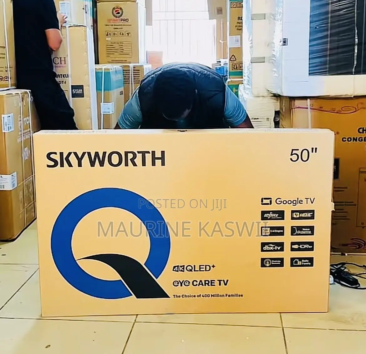 Skyworth 50”q6500 Qled Frameless TV