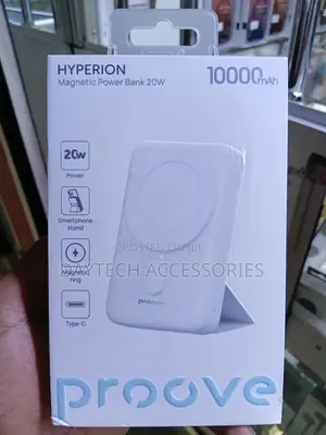 Proove Magnetic Power Bank Hyperion 20W 10000mAh - White Colour