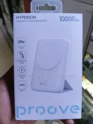 Proove Magnetic Power Bank Hyperion 20W 10000mAh - White Colour