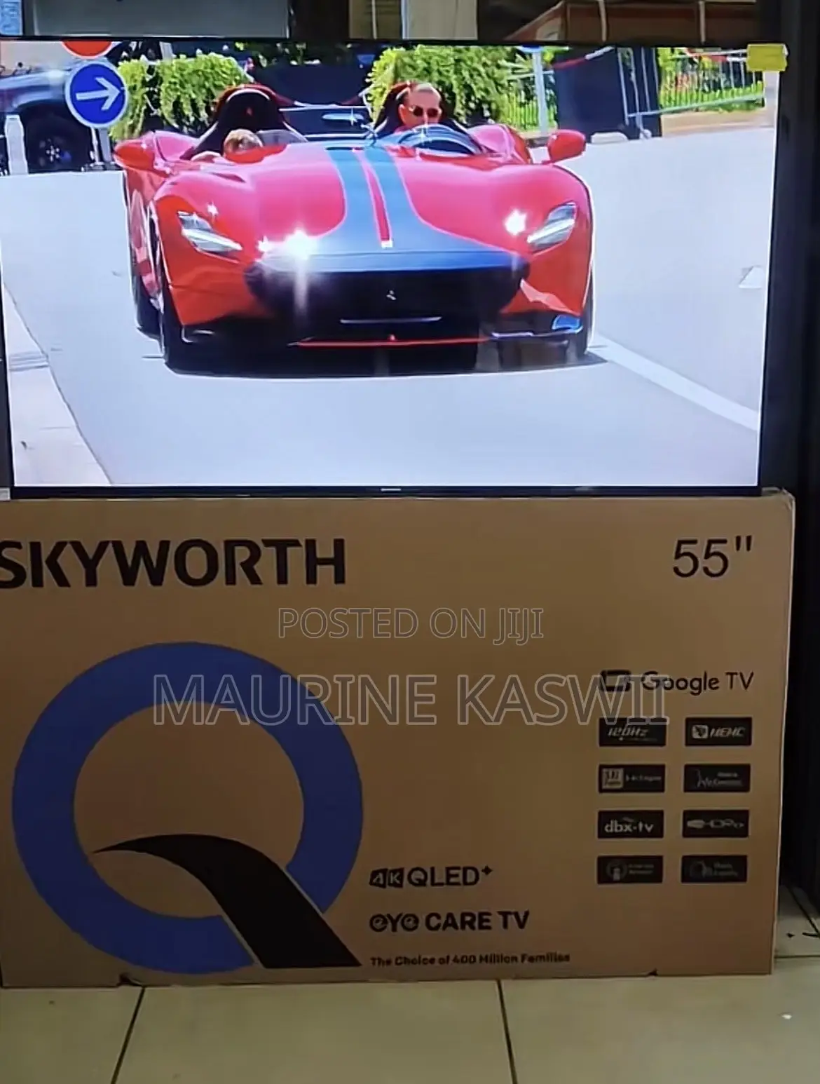 Skyworth 55”qled Google With My Find Remote Feature