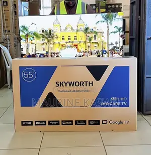 Skyworth Google 55”g6500 TV With Find Remote