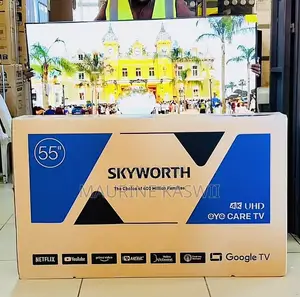 Skyworth Google 55”g6500 TV With Find Remote