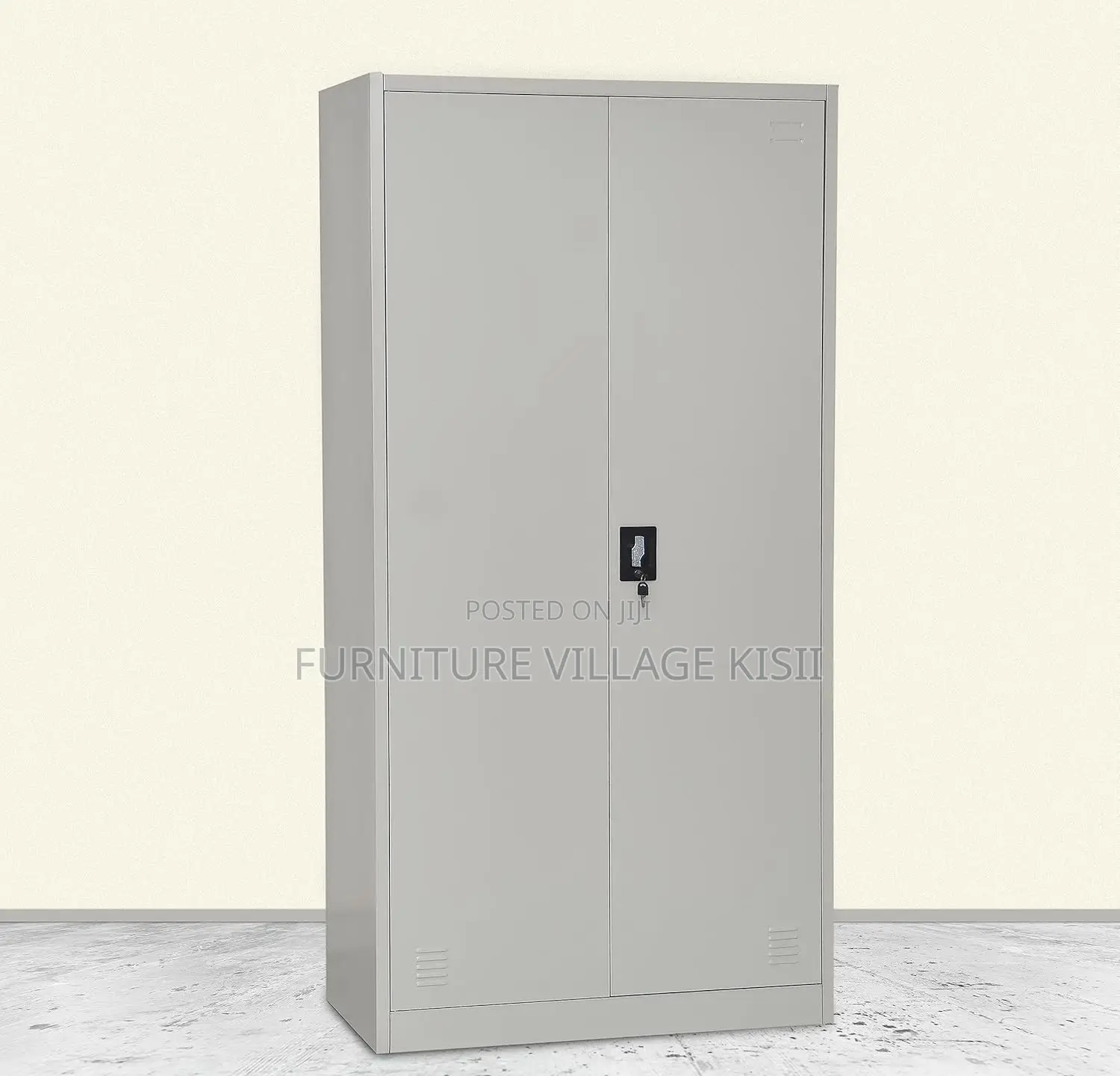 Office Cabinet;2-Door Steel Metallic Storage Cabinet