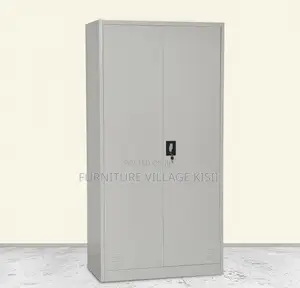 Office Cabinet;2-Door Steel Metallic Storage Cabinet