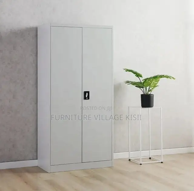 Office Cabinet;2-Door Steel Metallic Storage Cabinet