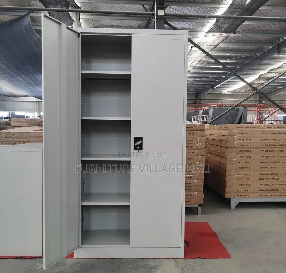 Office Cabinet;2-Door Steel Metallic Storage Cabinet