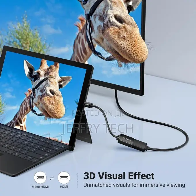 Ugreen Micro HDMI Male to HDMI Female Adapter - 60hz (1YR WRTY)