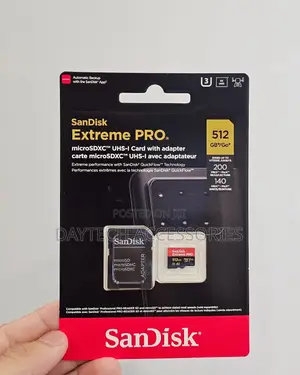 Original Sandisk Extreme PRO 512GB Microsd Card 200mb/S A2 V30.