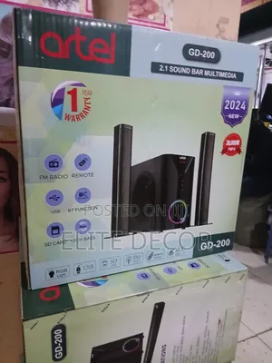 Artel V527 2.1CH Tall Boy Subwoofer System | Bluetooth, USB FM
