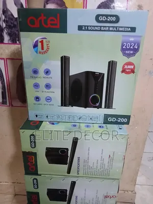 Artel V527 2.1CH Tall Boy Subwoofer System | Bluetooth, USB FM