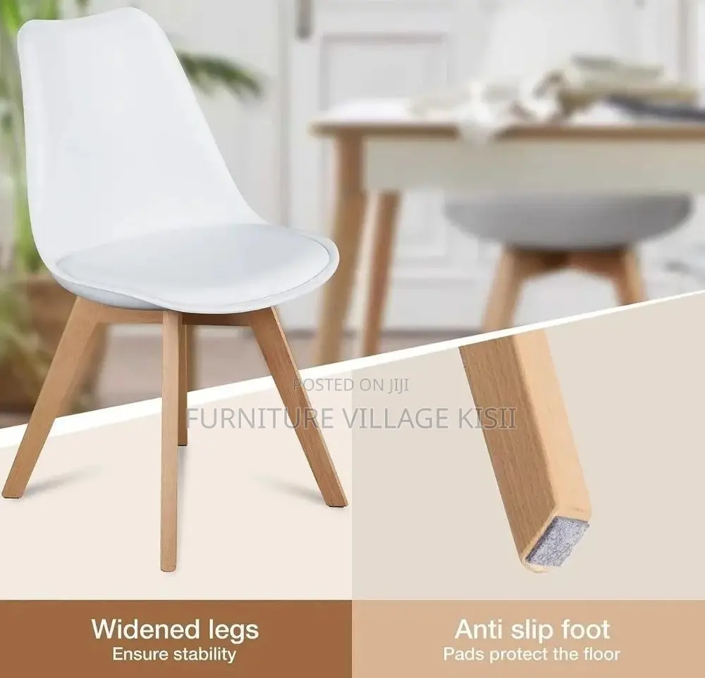 Home Furniture; Uphostrated Padded Eames Dining Chair