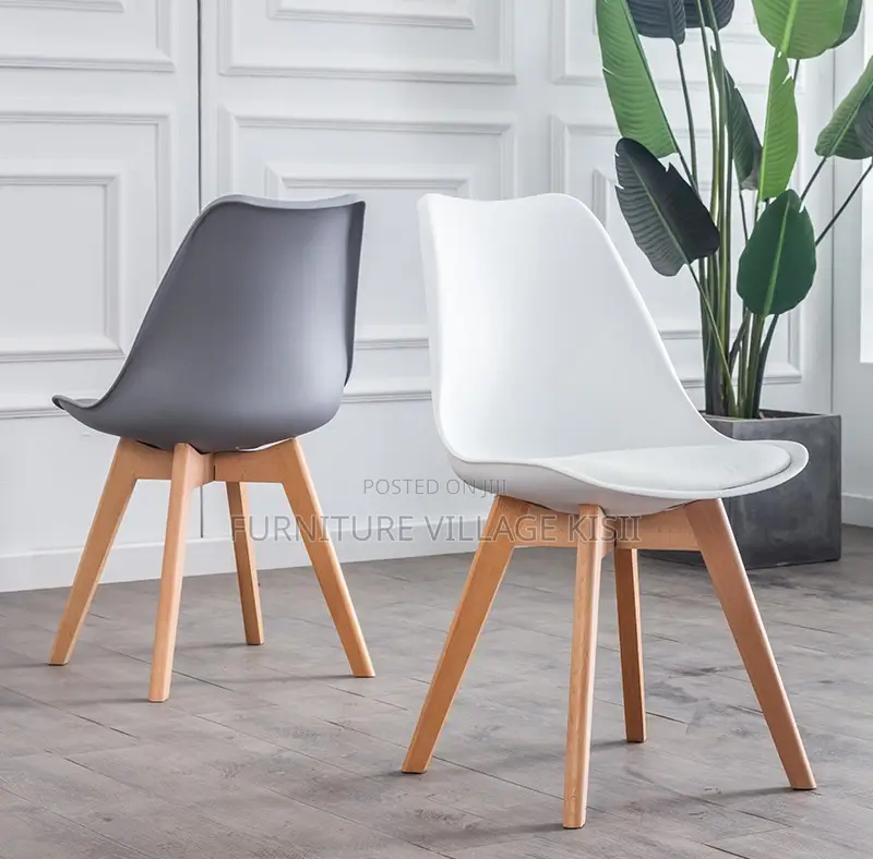 Home Furniture; Uphostrated Padded Eames Dining Chair