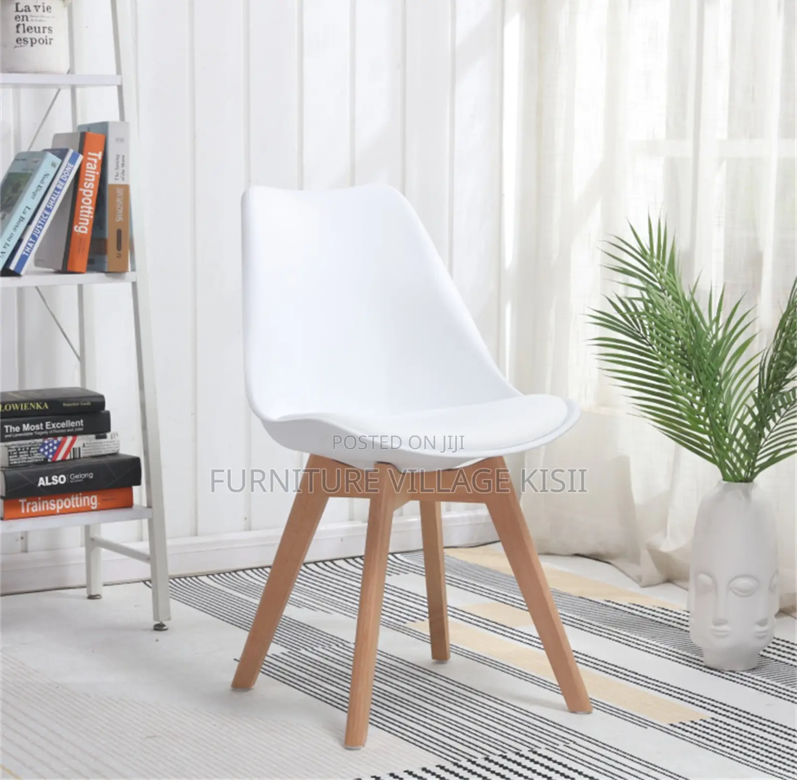 Home Furniture; Uphostrated Padded Eames Dining Chair