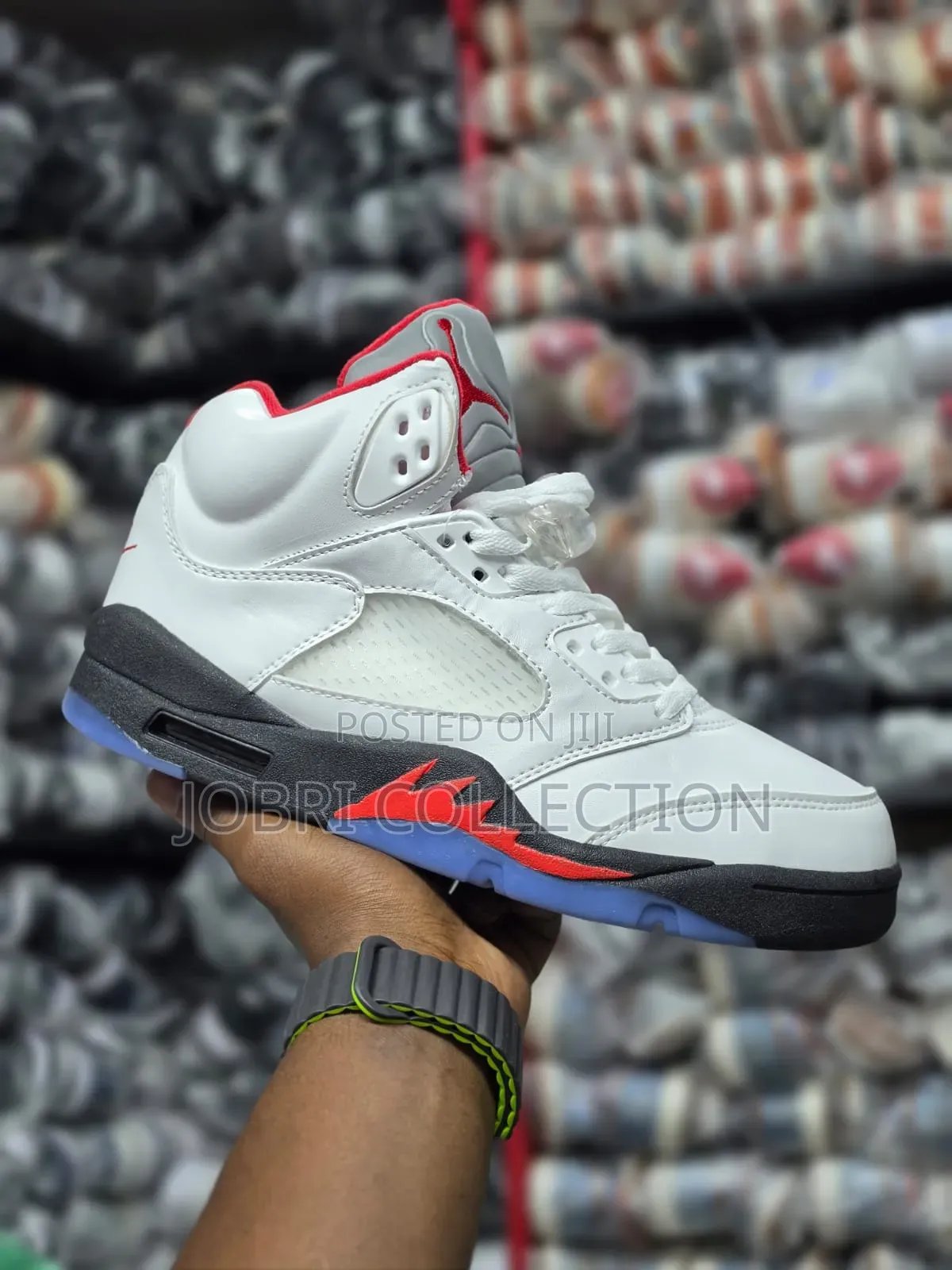 Designer Air Jordan 5 Retro Fire Red Quality Sneakers