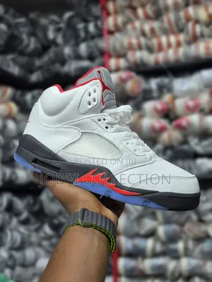 Designer Air Jordan 5 Retro Fire Red Quality Sneakers