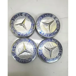 Mercedes Benz Wheel Hub Caps With Different Color Textured Details 4pc