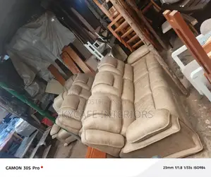 7seater Leather Semi-Recliner