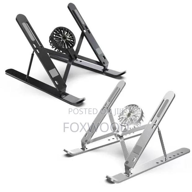 Adjustable Laptop Stand With Cooling Fan - thumbnail 2