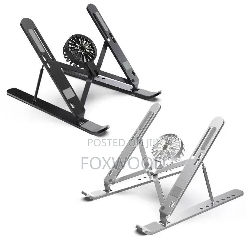 Adjustable Laptop Stand With Cooling Fan
