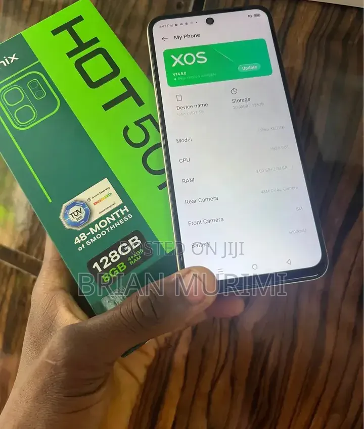 Infinix Hot 50i 128 GB Gray