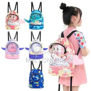 Kids' Waterproof Drawstring Swim Bag