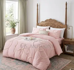 (6*6/6*7) Bow Dreams Soft Microfiber Duvet Cover Set