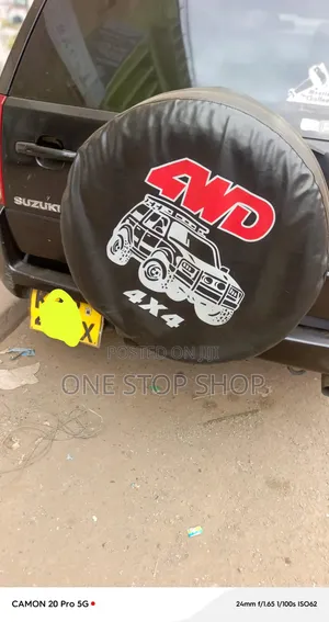 16_inch Universal PVC Leather Spare Tire Cover Branded 4x4 Graphic