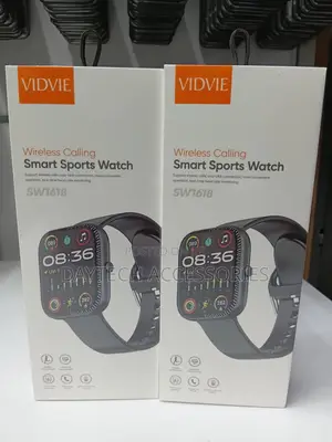 Vidvie SW1618 Wireless-Calling Smart Sports Watch 1.85-Inch Display.