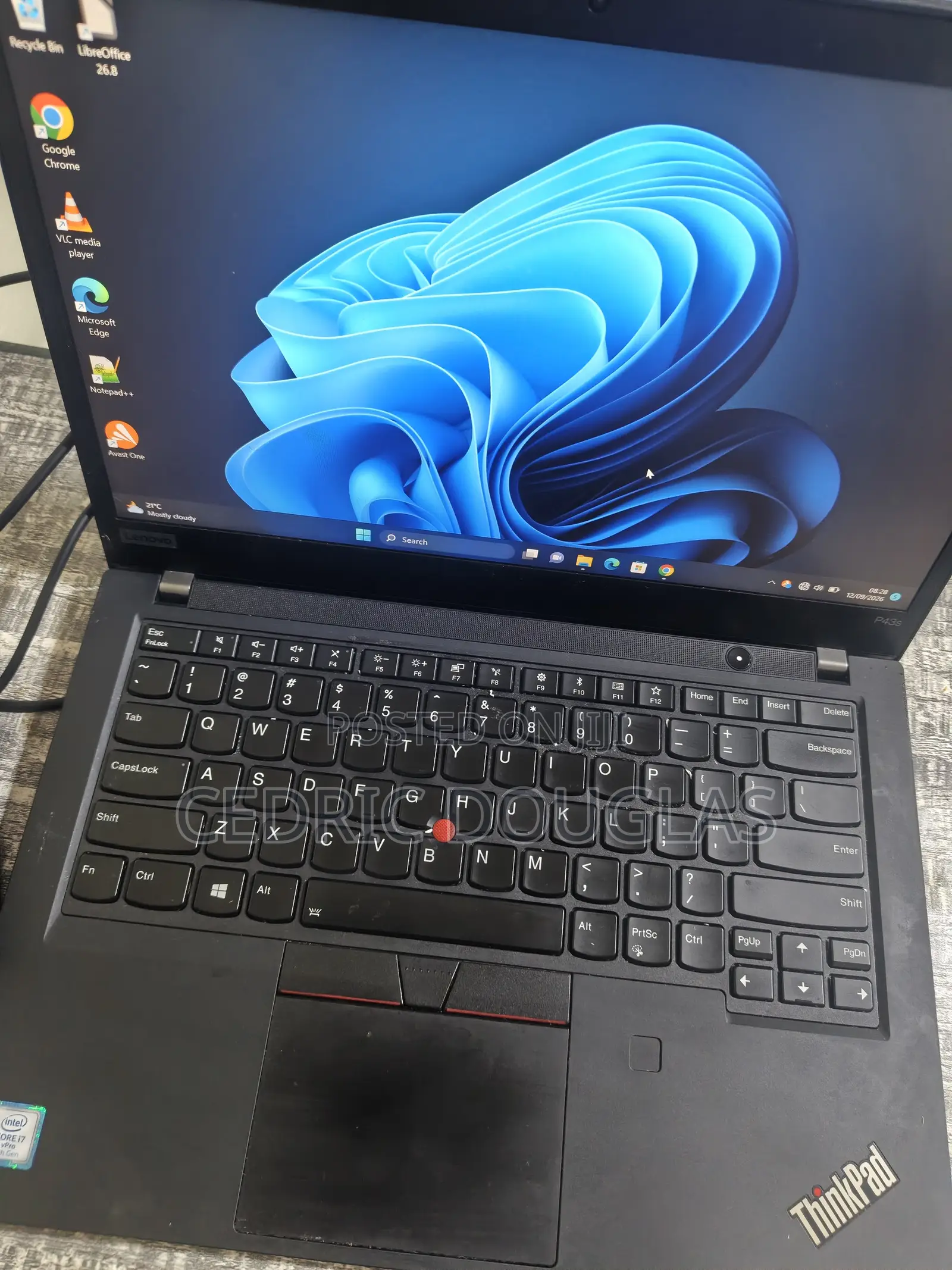 Laptop Lenovo ThinkPad P43s 24GB Intel Core i7 SSD 256GB