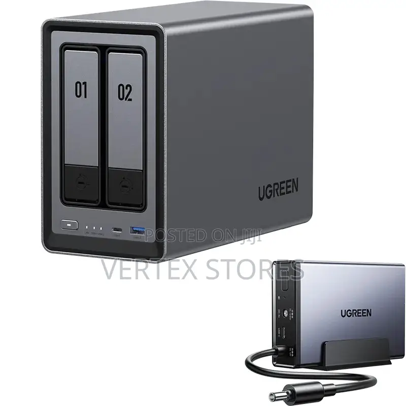 Ugreen 2-Bay Desktop Nas Intel N100 8gb Ddr5-Cm670 Dpxp2800