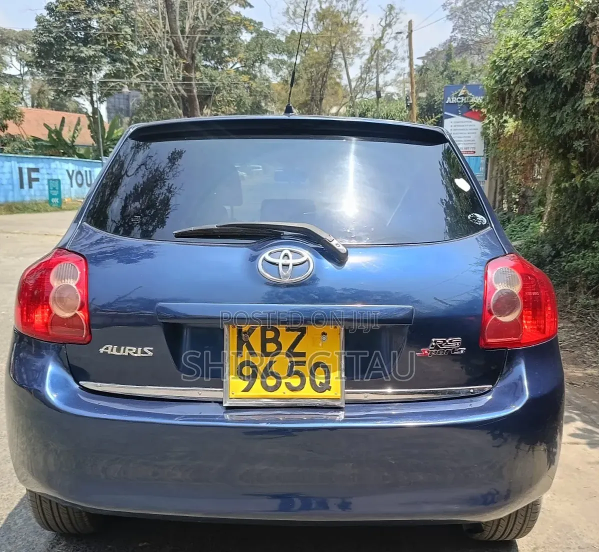 Toyota Auris 2008 Blue