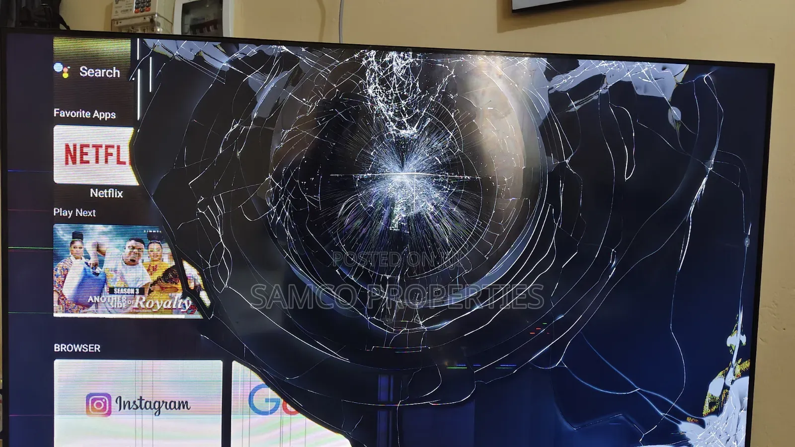 TCL 43" With Broken Screen