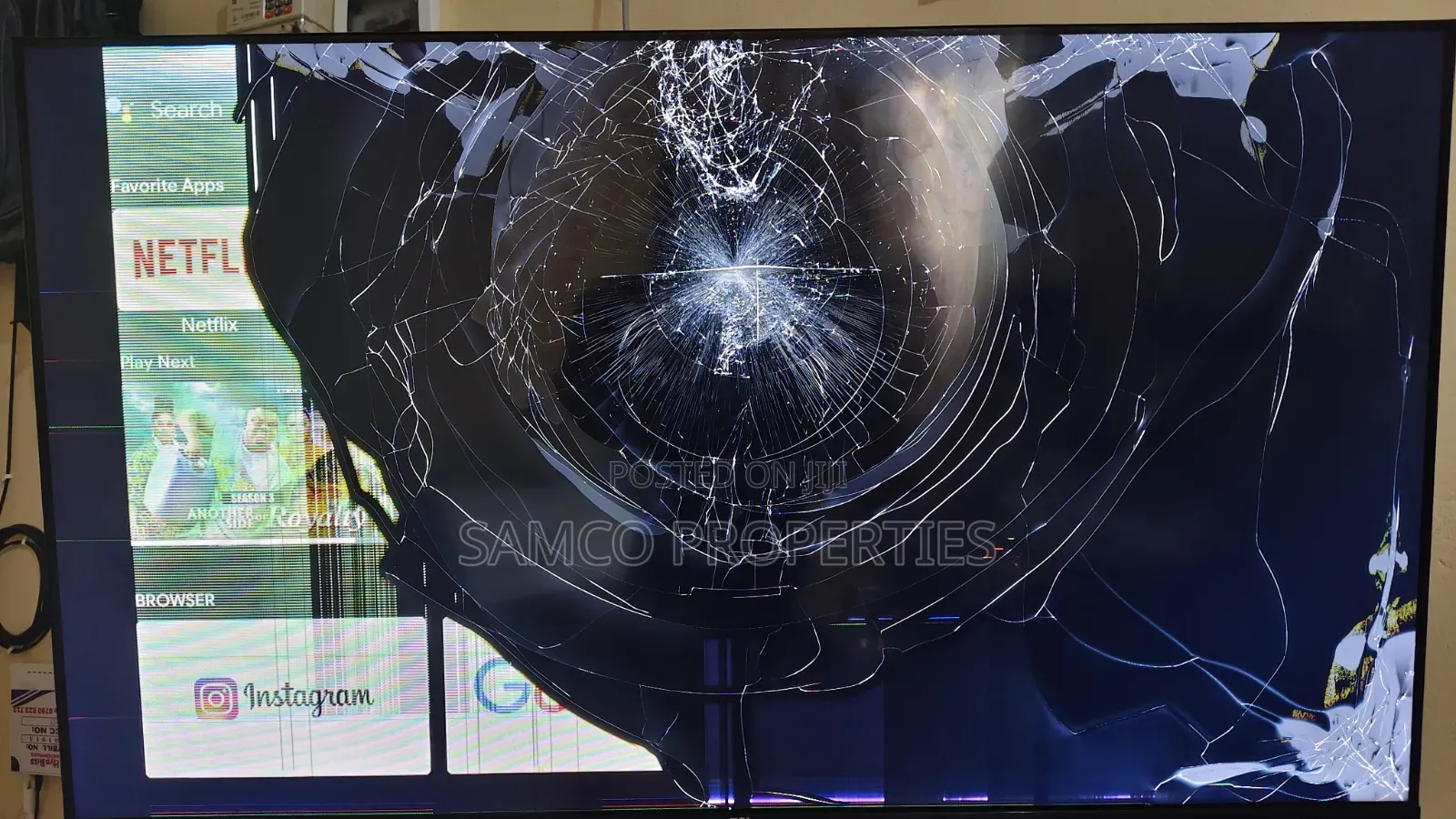 TCL 43" With Broken Screen