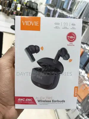 Vidvie BT8009 ANC+ENC 4-Mic ANC in-Ear True Wireless (TWS) Earbuds.