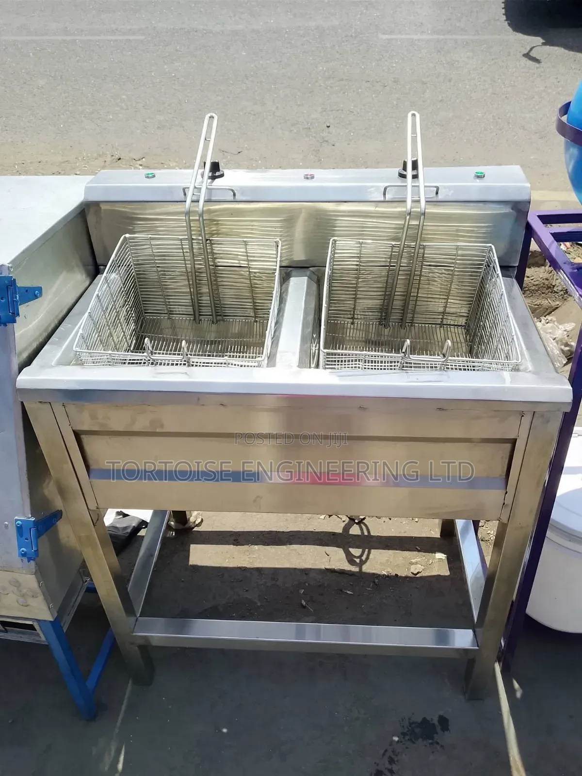 Commercial Stainless Steel Heavy Duty Deep Fryer Capacity 34litres