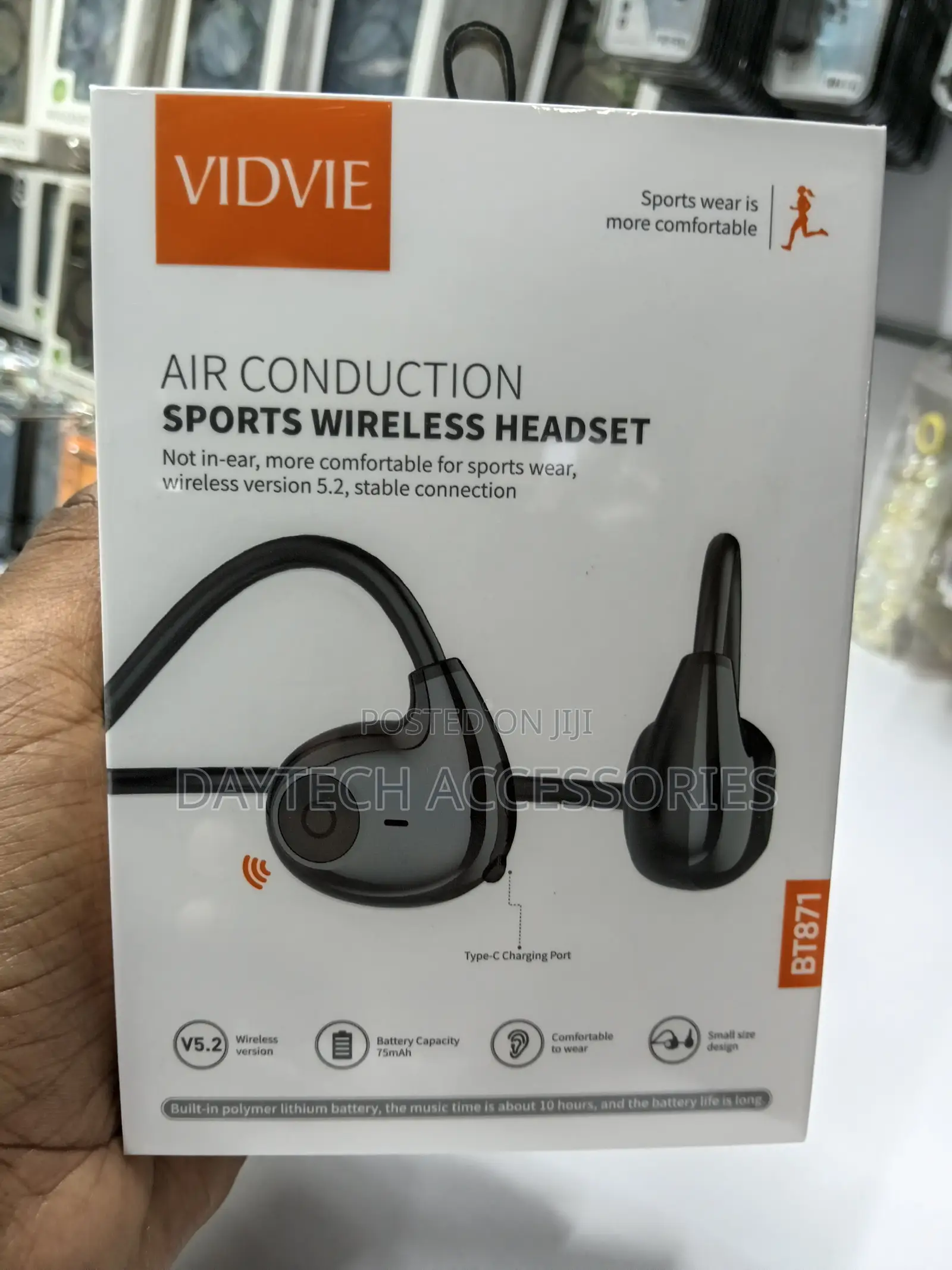 Vidvie BT871 Air Conduction Sports Wireless Open-Ear Wireless Earphone