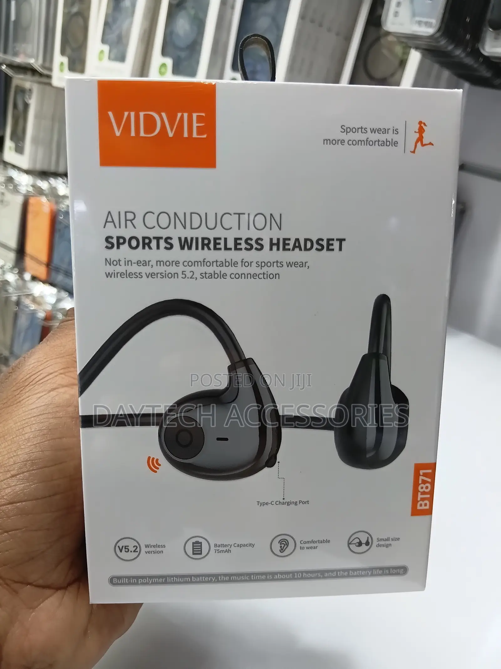 Vidvie BT871 Air Conduction Sports Wireless Open-Ear Wireless Earphone