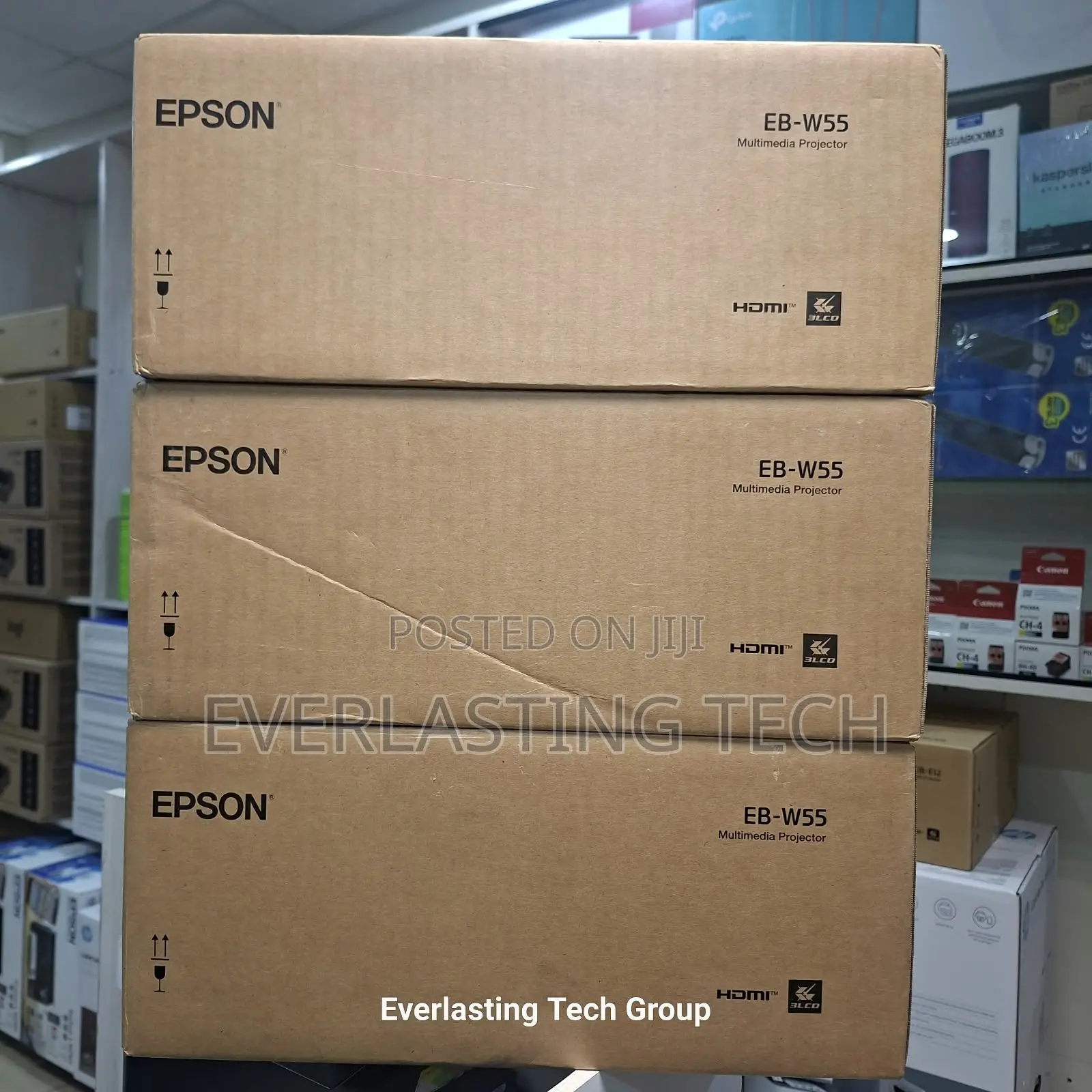 Epson Eb-W55 Wxga Projector 4000 Lumens