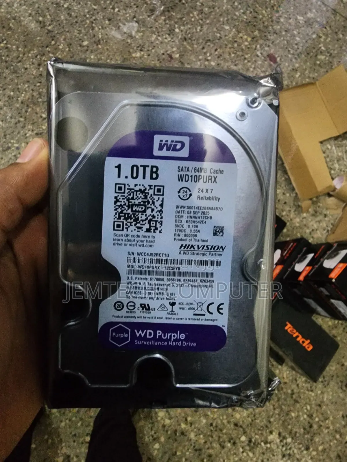 Wd Purple 1tb Surveillance Hard Disk