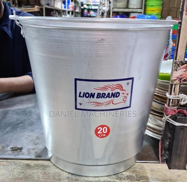 Aluminium Milk Bucket 25ltrs