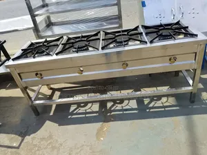 Stainless Steel 4 Gas Burner [Commercial 4burner Gas Stove] 150cm L