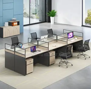 Office Furniture; 6- Way Modular Workstation.