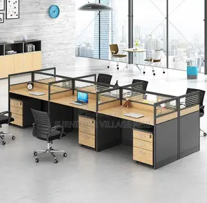 Office Furniture; 6- Way Modular Workstation.