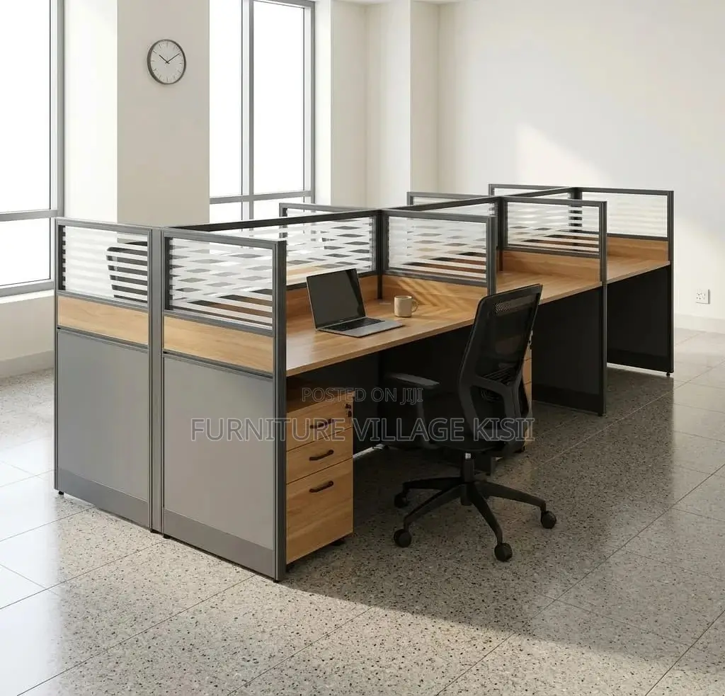 Office Furniture; 6- Way Modular Workstation.