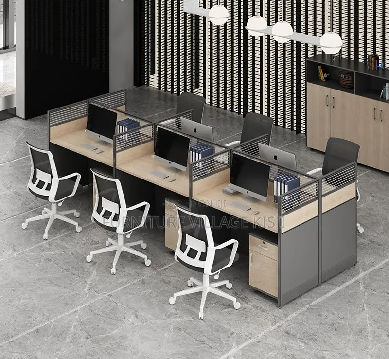 Office Furniture; 6- Way Modular Workstation.