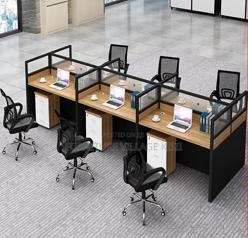 Office Furniture; 6- Way Modular Workstation.