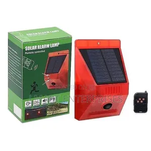 Solar Alarm Siren Outdoor Sound Light Remote Controlled Siren