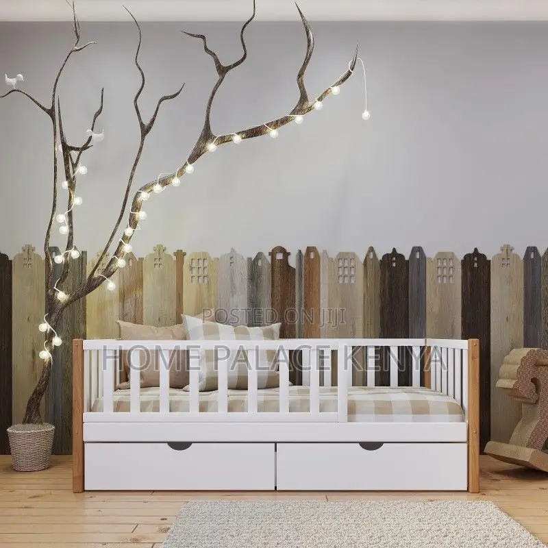 Crib Bed; Durable Wooden Crib Bed for Babies and Toddlers